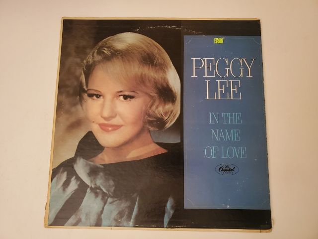 Peggy Lee In the Name of Love vinyl record