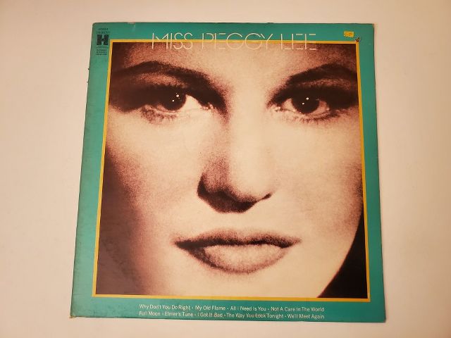 Peggy Lee Miss Peggy Lee vinyl record