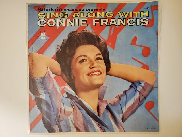 Connie Francis Sing Along With vinyl record