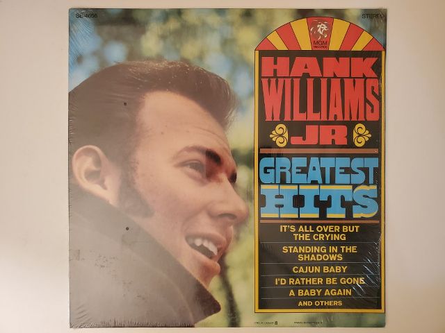 Hank Williams Jr Greatest Hits vinyl record