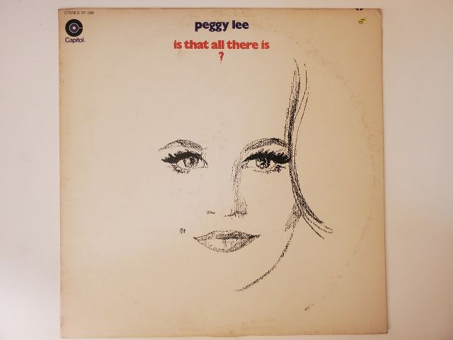 Peggy Lee Is That All There Is? vinyl record