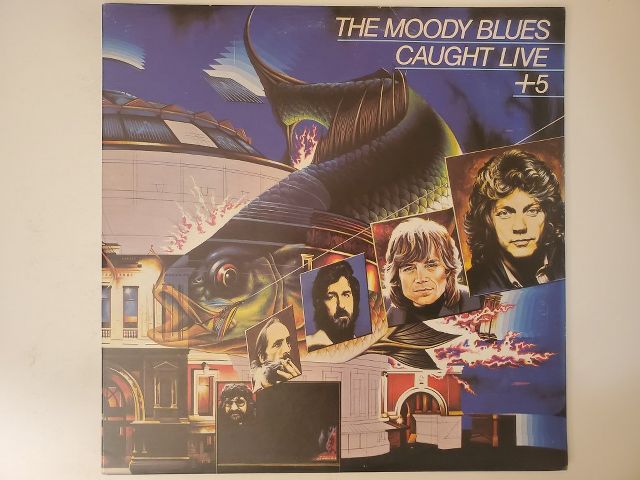The Moody Blues Caught Live + 5 vinyl record