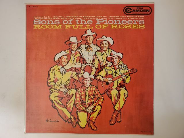 Sons of the Pioneers Room Full of Roses vinyl record