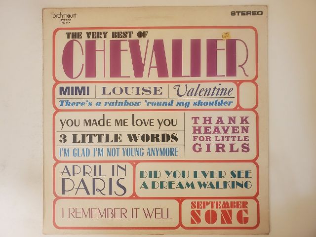Chevalier The Very Best of Chevalier vinyl record