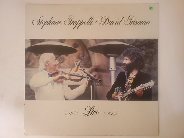 Stephane Grappelli / David Grisman Live vinyl record