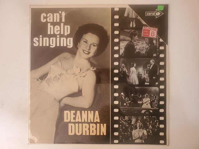 Deanna Durbin Can't Help Singing vinyl record