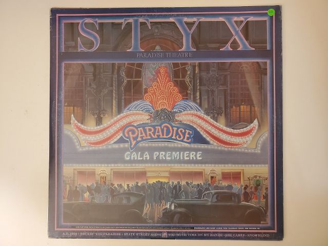Styx Paradise Theatre vinyl record