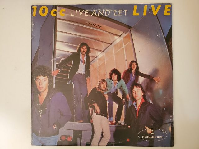 10cc Live and Let Live vinyl record