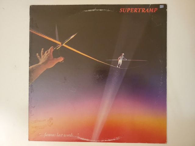 Supertramp ...Famous Last Words... vinyl record
