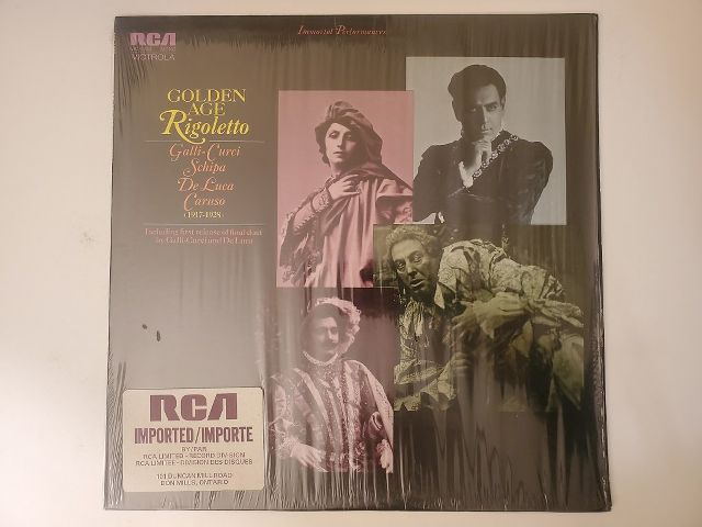 Various Artists Golden Age Rigoletto vinyl record