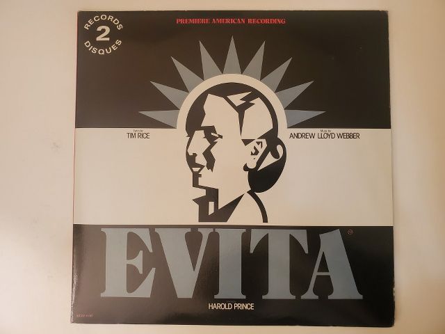 Andrew Lloyd Webber Evita vinyl record
