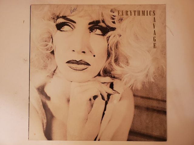 Eurythmics Savage vinyl record