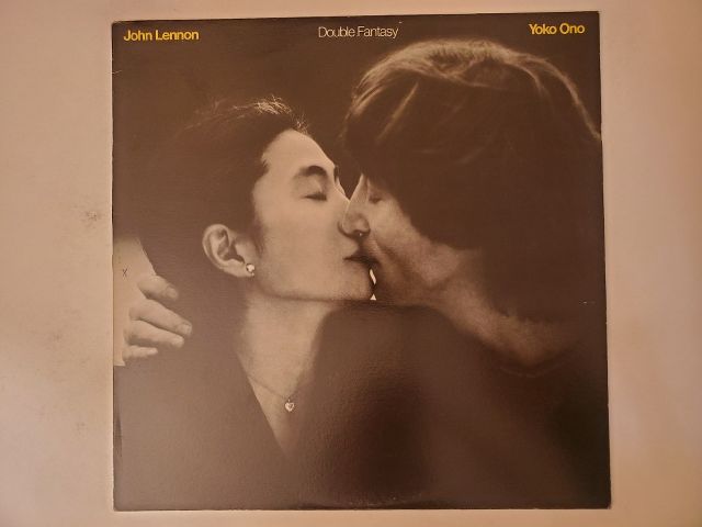 John Lennon and Yoko Ono Double Fantasy vinyl record
