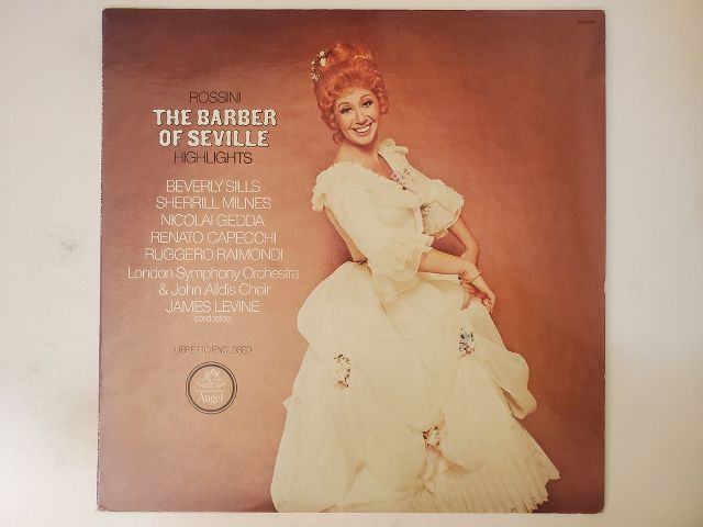 Beverly Sills, Sherrill Milnes, Nicolai Gedda, Renato Capecchi, Ruggero Raimondi The Barber of Seville Highlights vinyl record