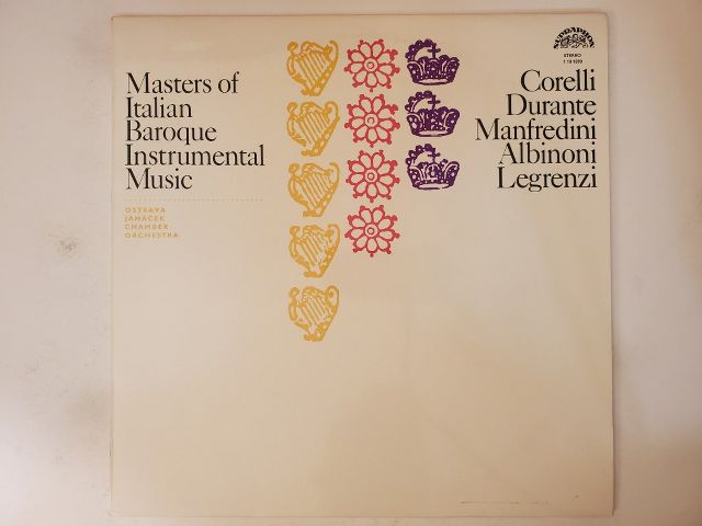 Ostrava Jan??ek Chamber Orchestra Masters of Italian Baroque Instrumental Music vinyl record