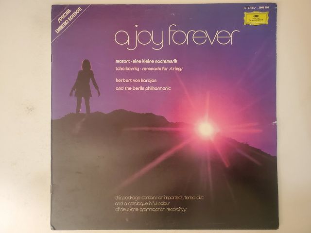 Herbert von Karajan and the Berlin Philharmonic A Joy Forever vinyl record