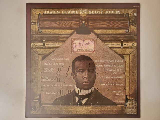 James Levine Plays Scott Joplin vinyl record