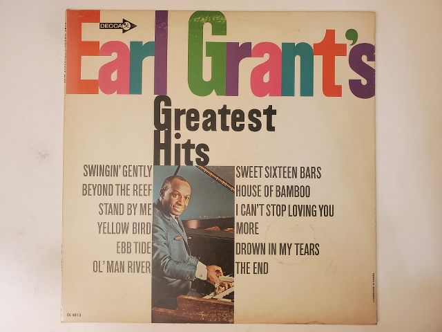 Earl Grant Greatest Hits vinyl record