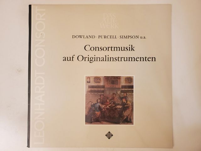 Leonhardt Consort Consortmusik auf Originalinstrumenten vinyl record