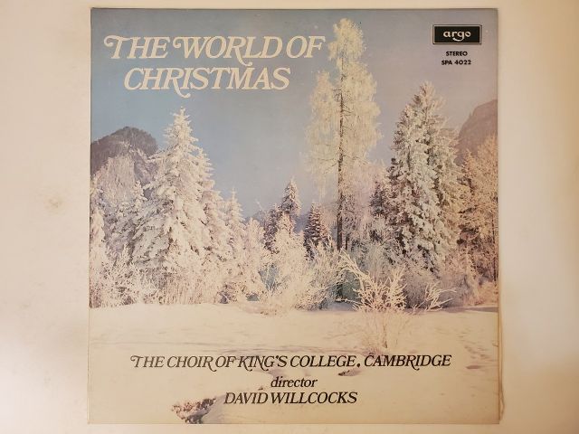 The Choir of King's College Cambridge The World of Christmas vinyl record