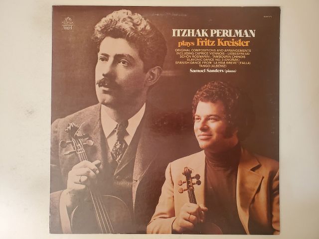 Itzhak Perlman Plays Fritz Kreisler vinyl record