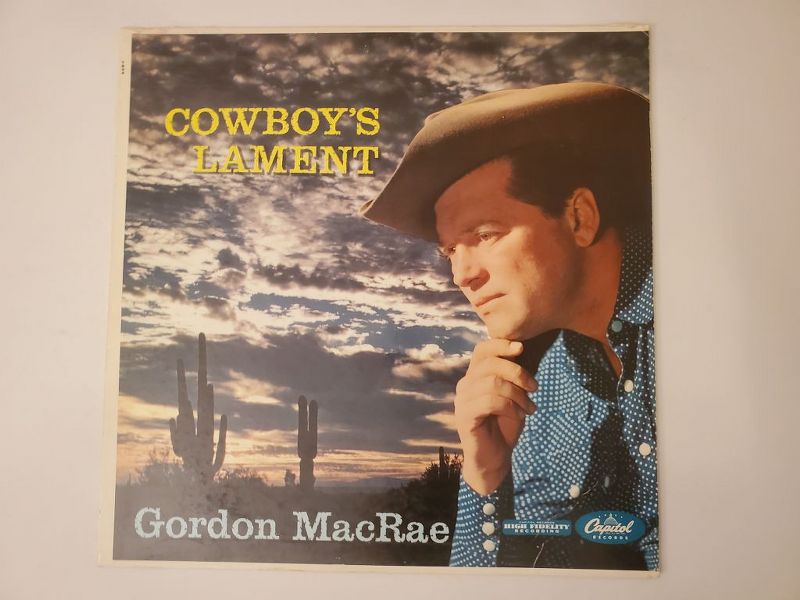 Gordon MacRae Cowboy's Lament vinyl record