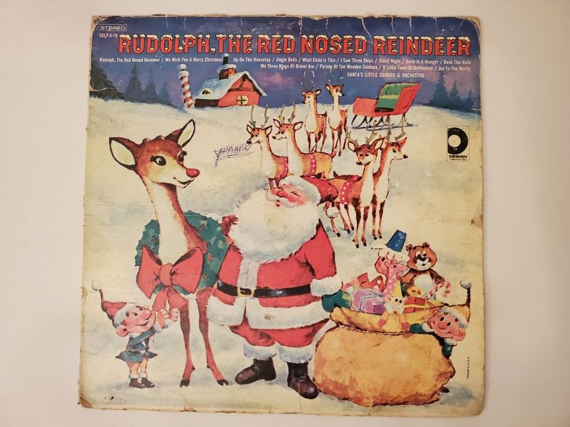 Santa's Little Chorus & Orchestra Rudolph, The Red Nosed Reindeer vinyl record
