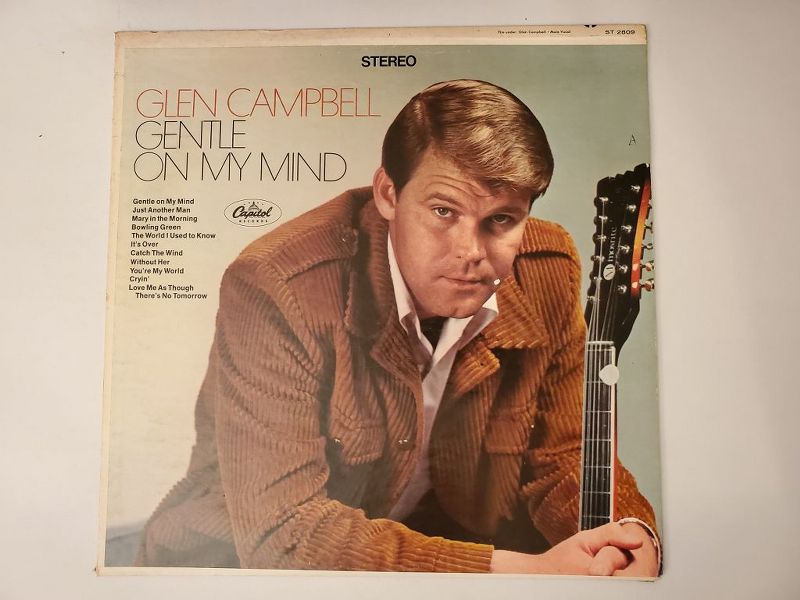 Glen Campbell Gentle On My Mind vinyl record
