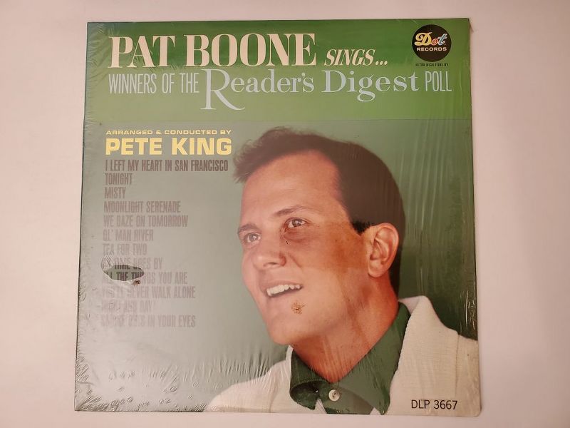 Pat Boone Pat Boone Sings... Winners of the Reader's Digest Poll vinyl record