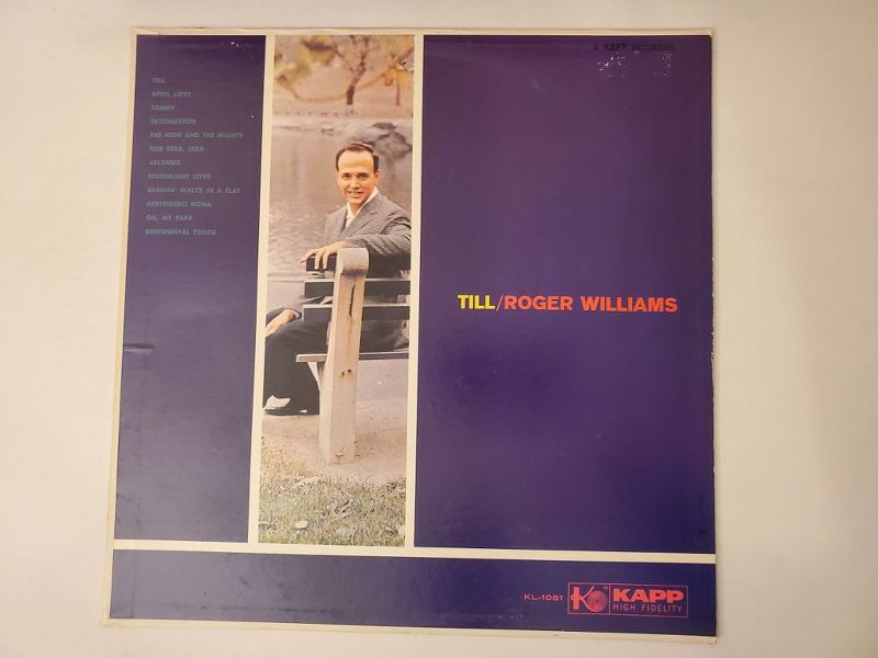 Roger Williams Till vinyl record