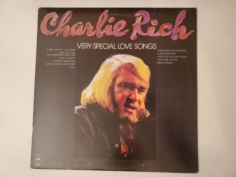 Charlie Rich Very Special Love Songs vinyl record
