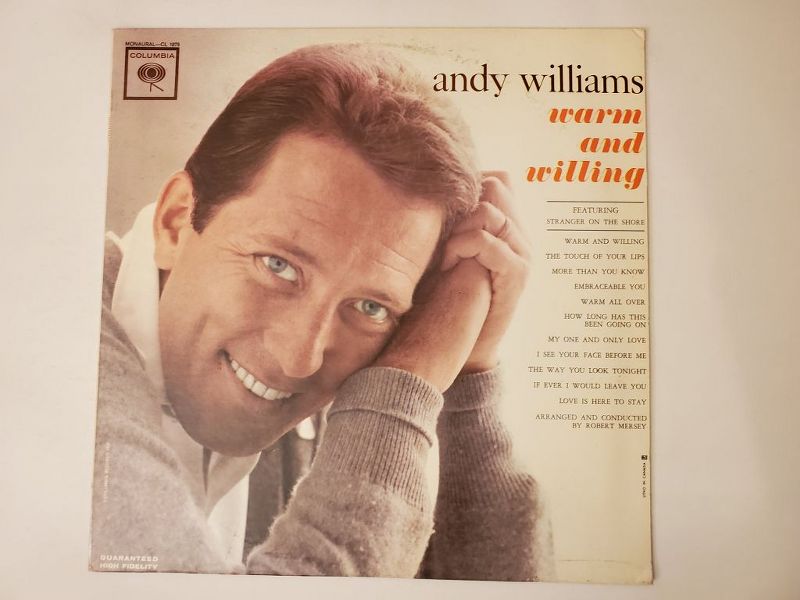 Andy Williams Warm and Willing vinyl record