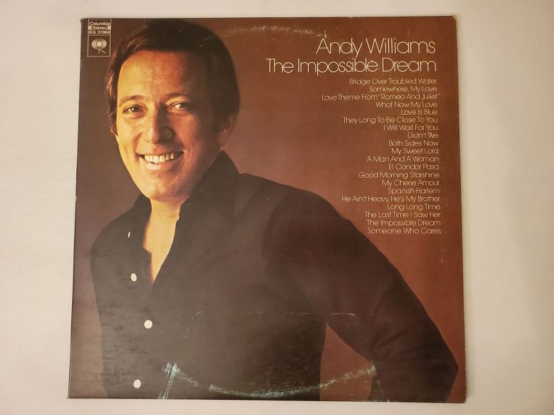 Andy Williams The Impossible Dream vinyl record