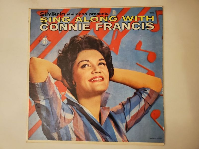 Connie Francis Sing Along With Connie Francis vinyl record