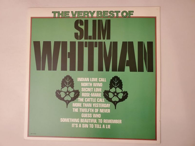 Slim Whitman The Very Best Of vinyl record