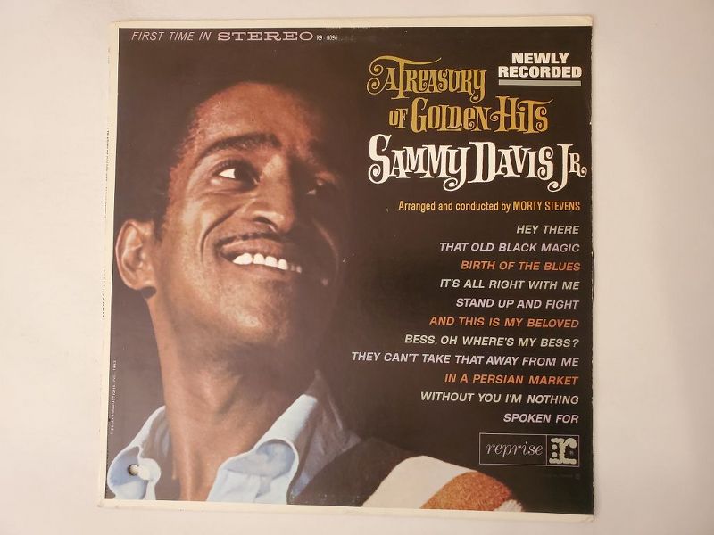 Sammy Davis Jr. A Treasury of Golden Hits vinyl record