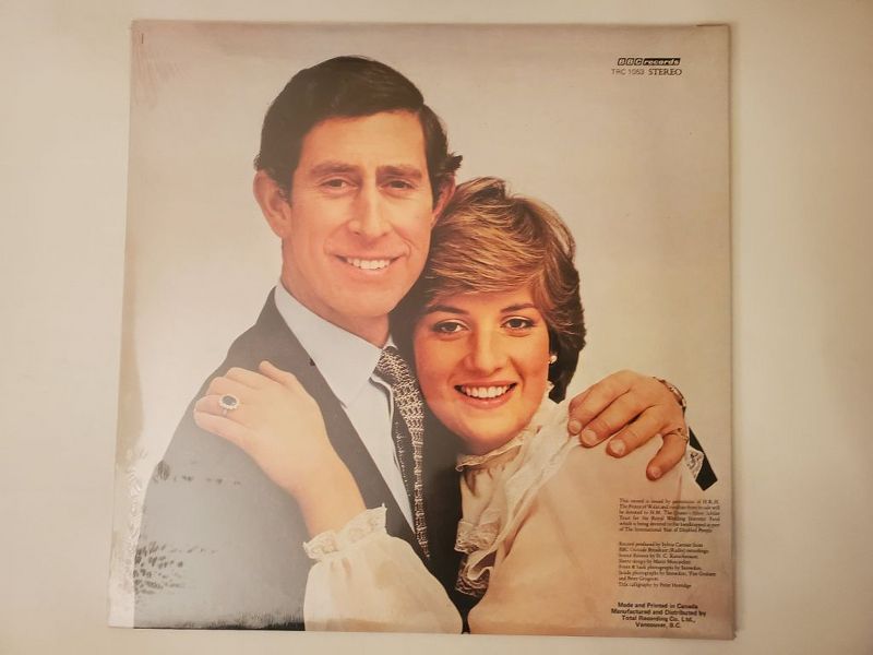 BBC Records The Royal Wedding of H.R.H. The Prince of Wales and Lady Diana Spencer vinyl record