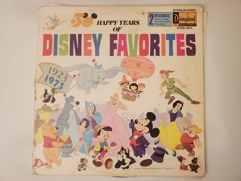 Various Artists 50 Happy Years of Disney Favorites (1923-1973) vinyl record