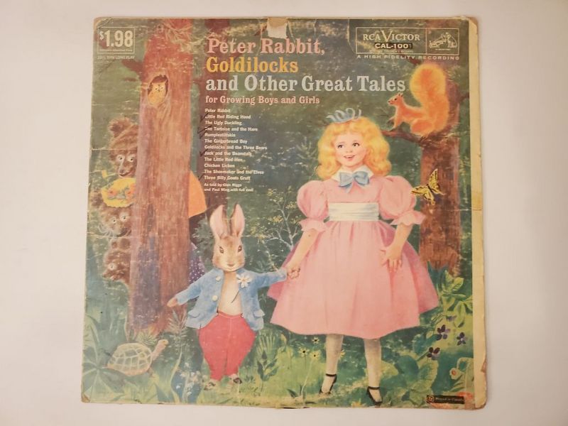Gil Mack and Paul Wing Peter Rabbit, Goldilocks and Other Great Tales for Growing Boys and Girls vinyl record