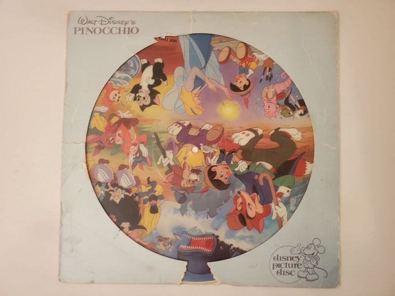 Walt Disney Pinocchio vinyl record