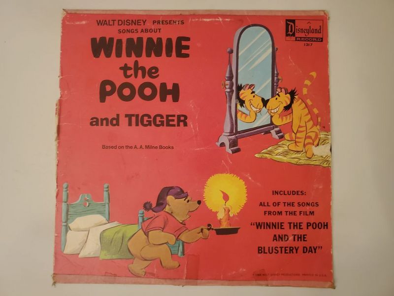 Walt Disney Songs About Winnie the Pooh and Tigger vinyl record