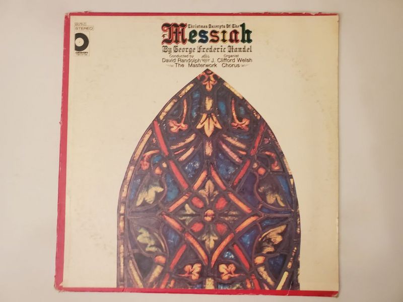George Frederic Handel Messiah vinyl record
