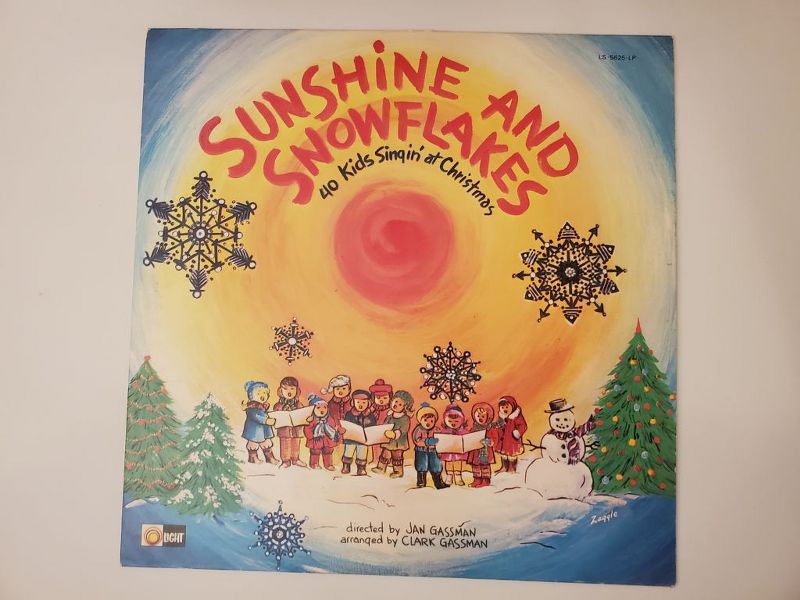 Sunshine and Snowflakes 40 Kids Singin' at Christmas vinyl record