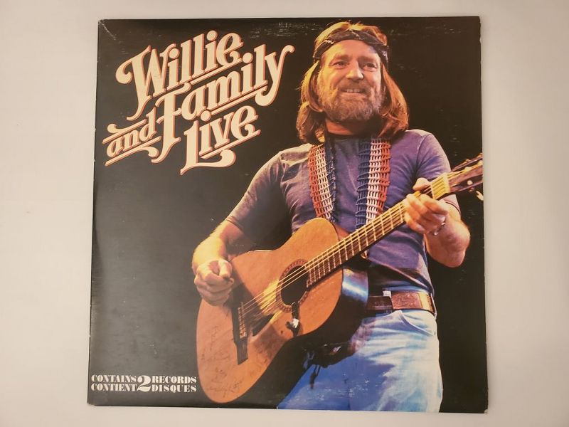 Willie Nelson Willie and Family Live vinyl record