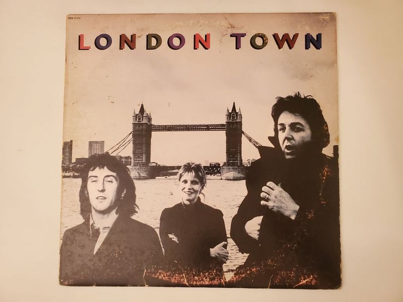 Wings London Town vinyl record