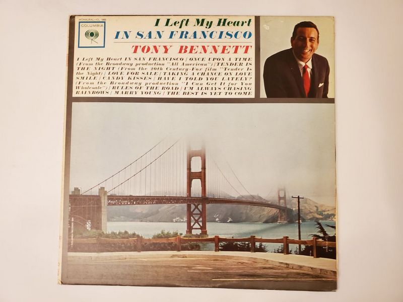 Tony Bennett I Left My Heart in San Francisco vinyl record
