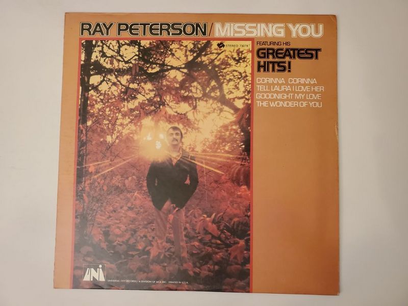 Ray Peterson Missing You vinyl record