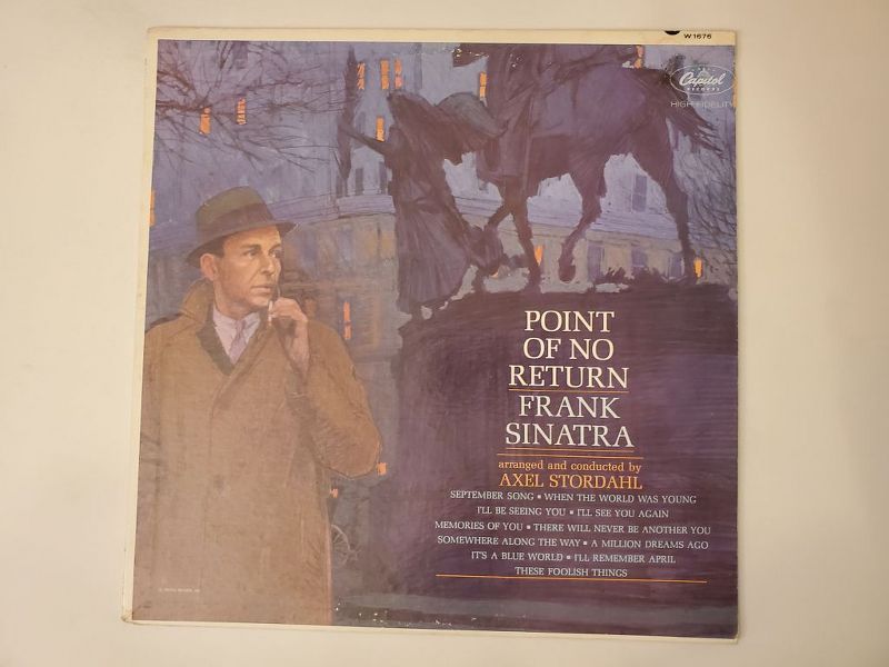 Frank Sinatra Point of No Return vinyl record