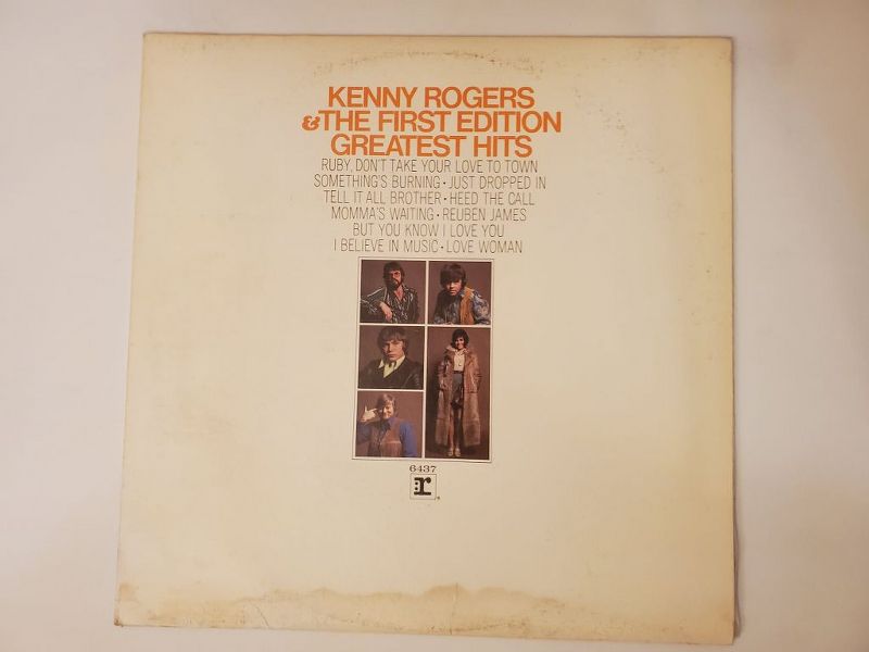 Kenny Rogers & The First Edition Greatest Hits vinyl record
