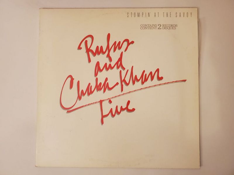 Rufus and Chaka Khan Stompin' at the Savoy ? Live vinyl record